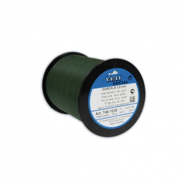 DURON hilo de cera verde, duro, 250g Ø2,0mm