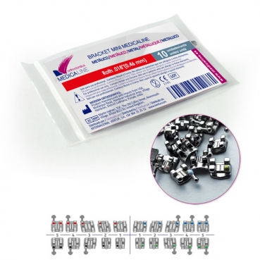 Bracket ML metal Mini Roth .022 L3L Hook