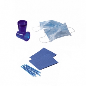 KIT DESECHABLES 500 PACIENTES AZUL