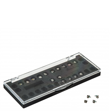 SET DE 20 BRACKETS METALICOS MINIROTH 18