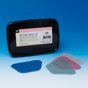 TECHNO TRAY LUZ 50u AZUL PLANCHAS FOTOP.