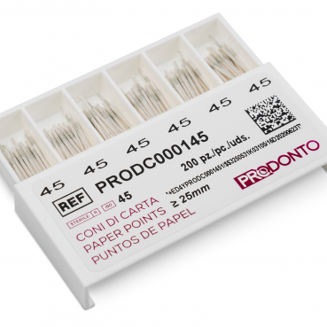 PUNTAS PAPEL PRODONTO esteril 25mm nº 60