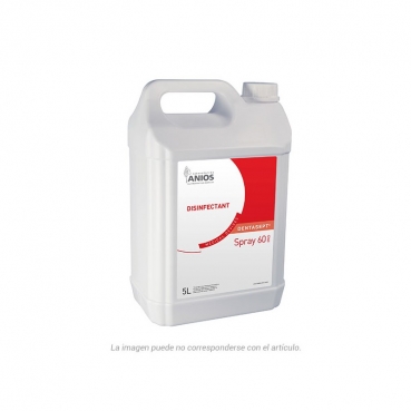 DENTASEPT SPRAY 60 PRO DESINF. SUPERFICIES 5L.