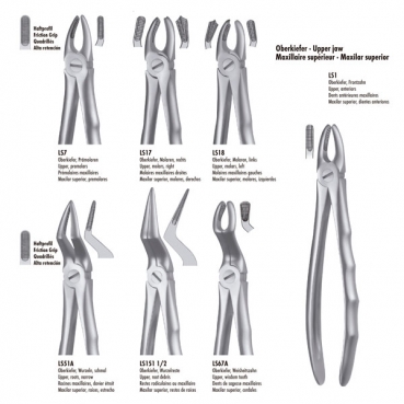 LS1 FORCEPS INCIS.-CANINO SUP. LIQUIDSTEEL